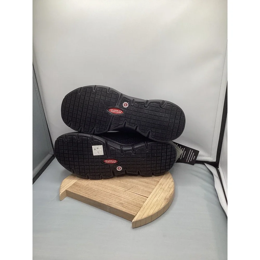 Skechers Works Shoes Alloy Toe Slip Resistant Air Cooled Arch Mens Size 10 Read